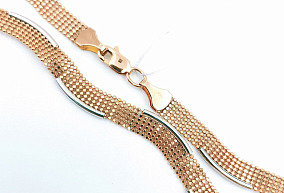 Золотое колье р-р 45