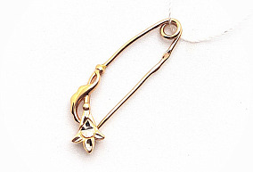 Золотая брошь