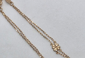 Браслет с фианитами р-р 16