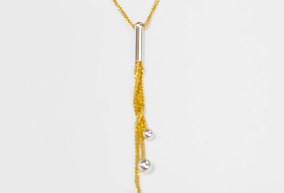 Золотое колье р-р 45