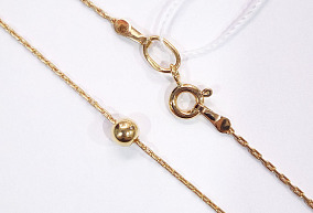 Золотое колье 45 р-р