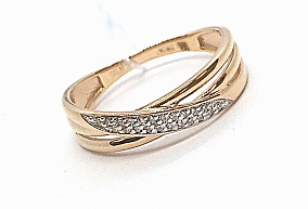  Золотое кольцо р-р 17