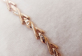Браслет золотой 17,5 р-р