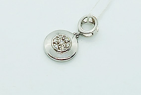 Золотая подвеска с бриллантами