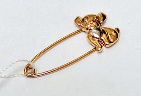 Золотая брошь