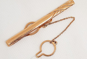 Золотой зажим для галстука