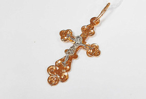 Золота подвеска Крест