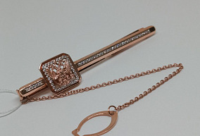 Золотой зажим для галстука