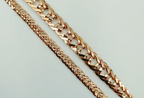 Золотое колье 50 р-р